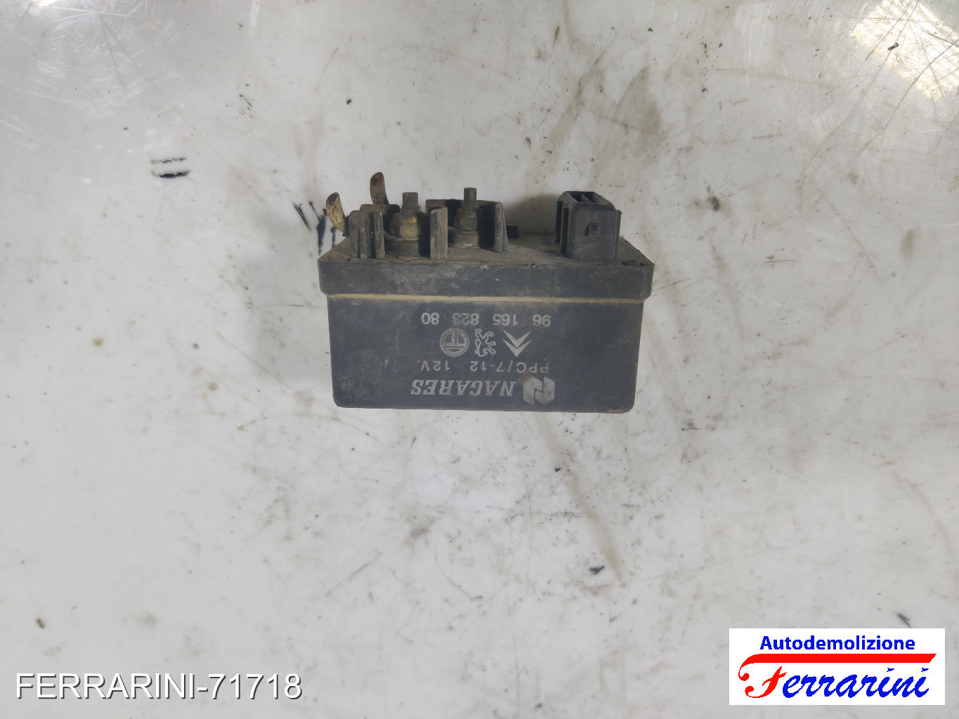Centralina Candelette CITROEN BERLINGO M 1.9 D 70 1999-2011 9616582380, 598126