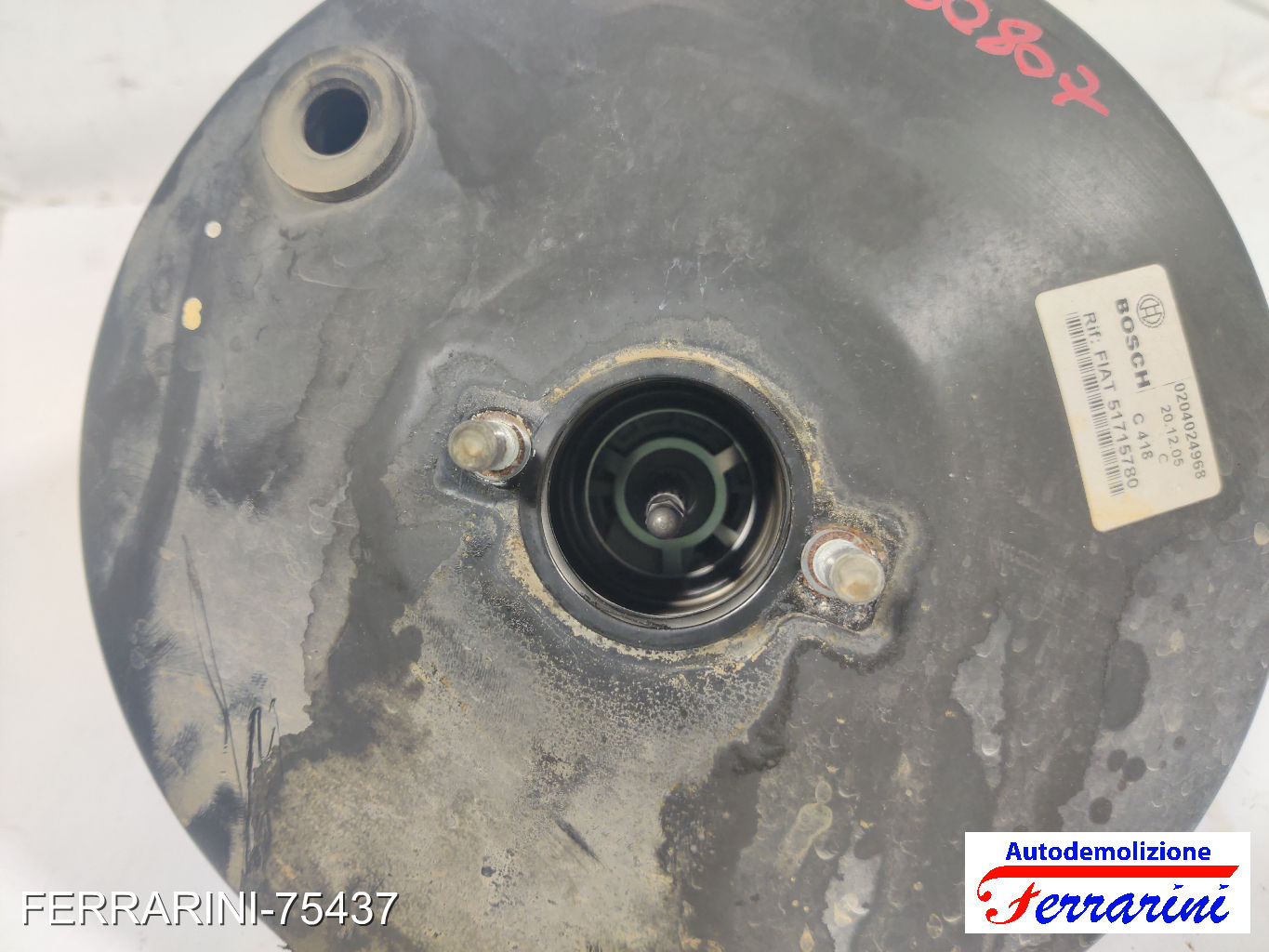 Servofreno LANCIA YPSILON 843 1.2 2003-2011 51715780, 77362383, 0204024968
