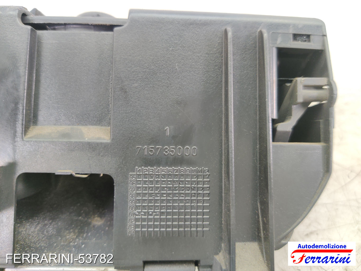 Posacenere FIAT BRAVA 182 2000-2001 715735000, 224613, 224615
