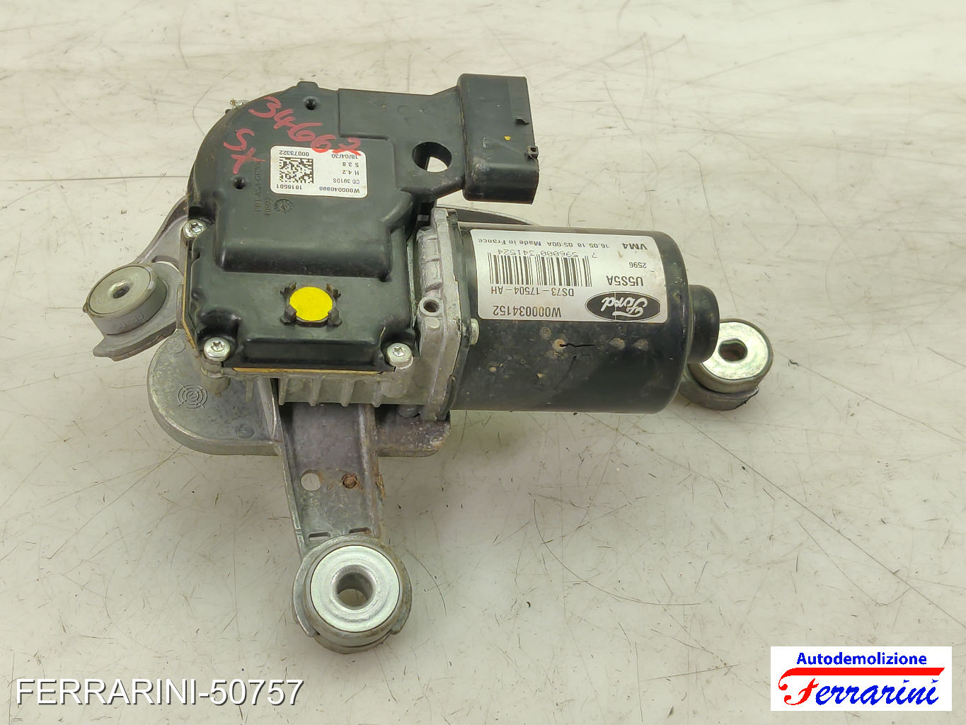 Spazzacqua Motorino Tergicristallo FORD MONDEO 5 TURNIER CF 2014-2023 anteriore