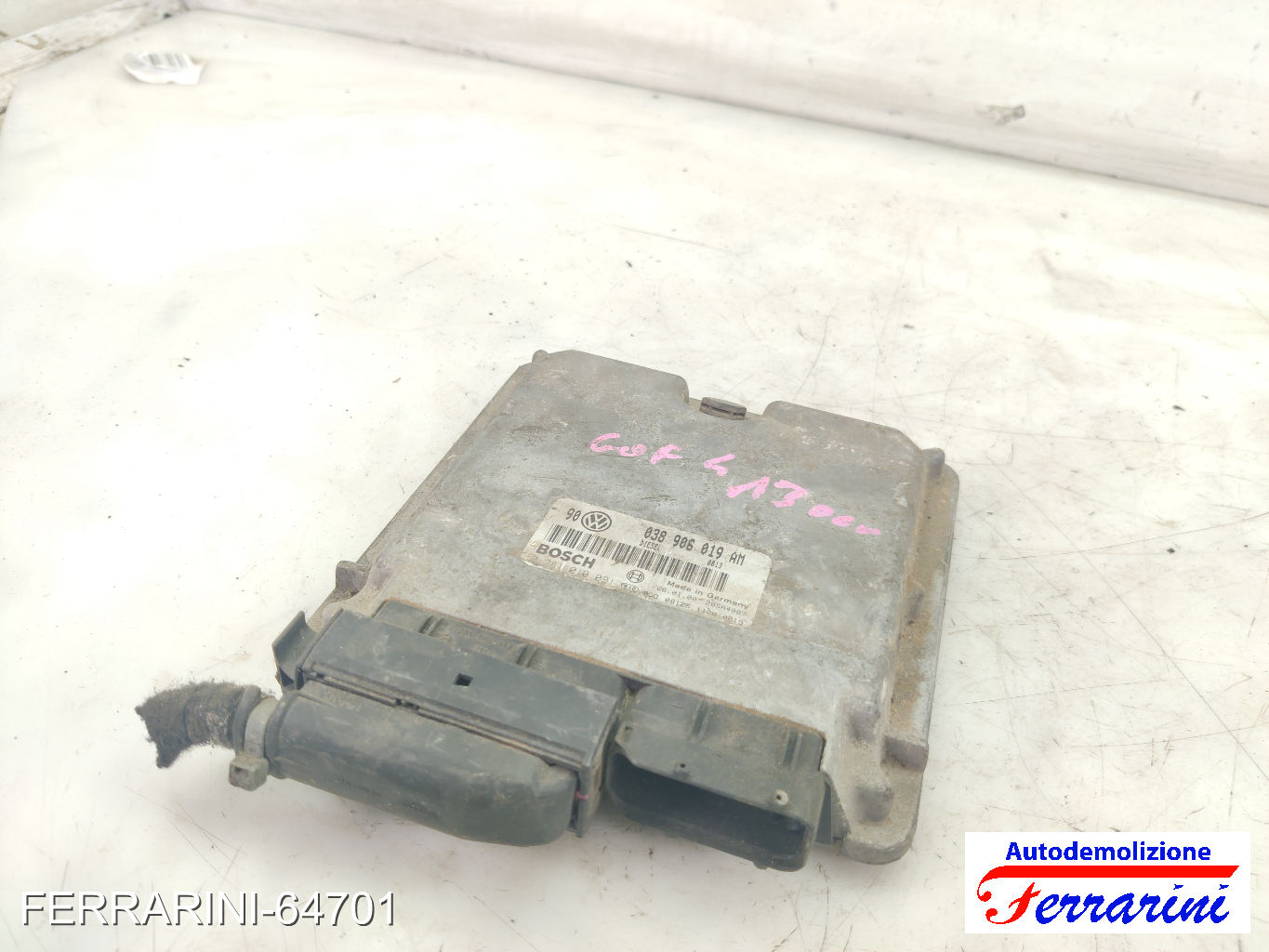 Centralina Motore AUDI A3 8L1 1.9 TDI 2000-2003 038906019AM, 1502810100910