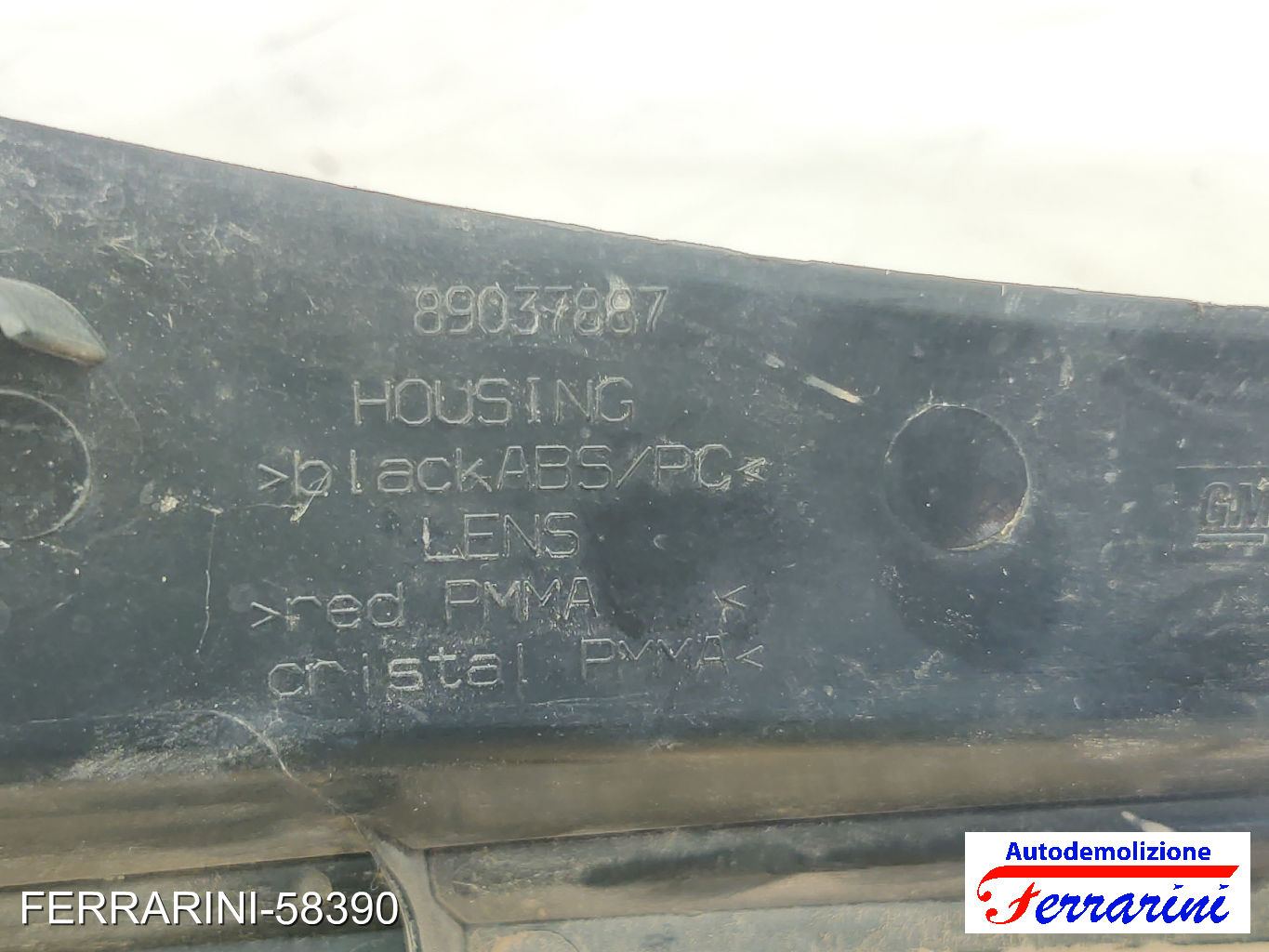 Fanalino Stop Posteriore OPEL CORSA D S07 2006-2011 destro, dx 89037887