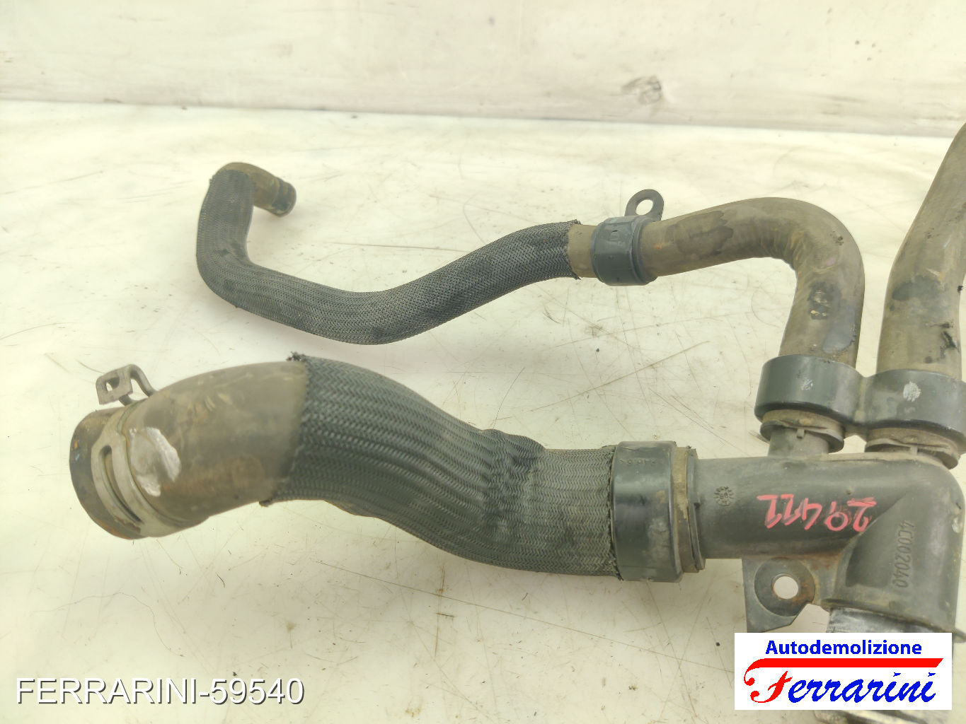 5FW gruppo tubi raffreddamento PEUGEOT 207 SW WK 1.6 16V 2007-2013 1351VF 10