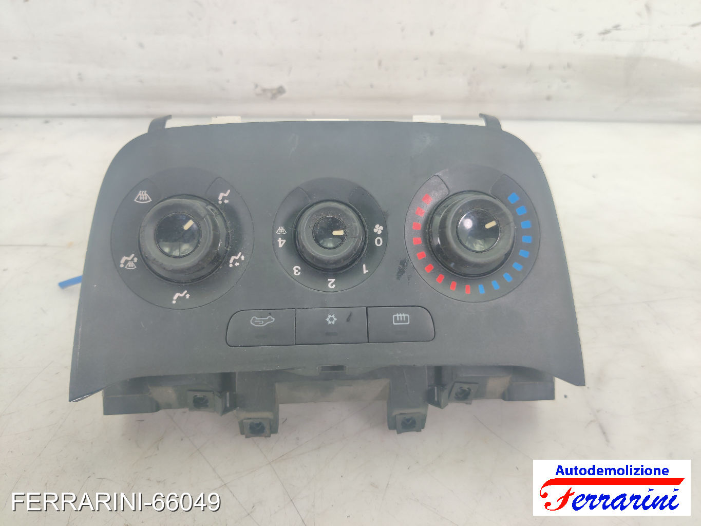 Tastiera Clima FIAT PUNTO EVO 199 2009-2012 anteriore, frontale 735523091 8