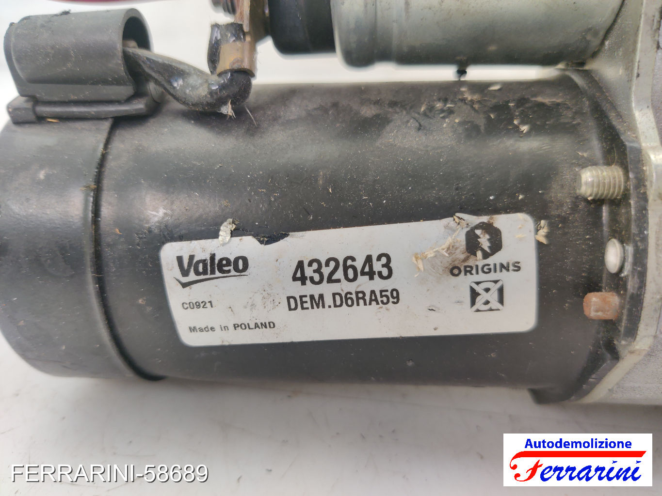 Motorino Avviamento FIAT BRAVA 182 1.2 16V 80 1998-2002 71721248, 55196400 8
