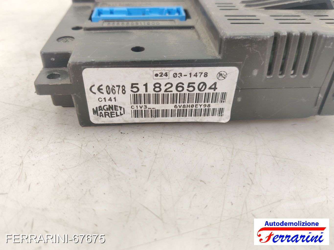 Centralina Blue&Me bluetooth FIAT BRAVO 2 198 2008-2014 51826504, 851826504