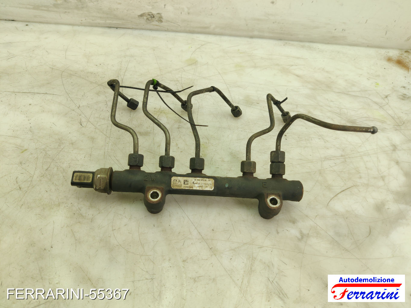 Flauto Con Iniettori VOLVO S40 2 544 1.6 D2 2010-2012 9685297580, 968529758002