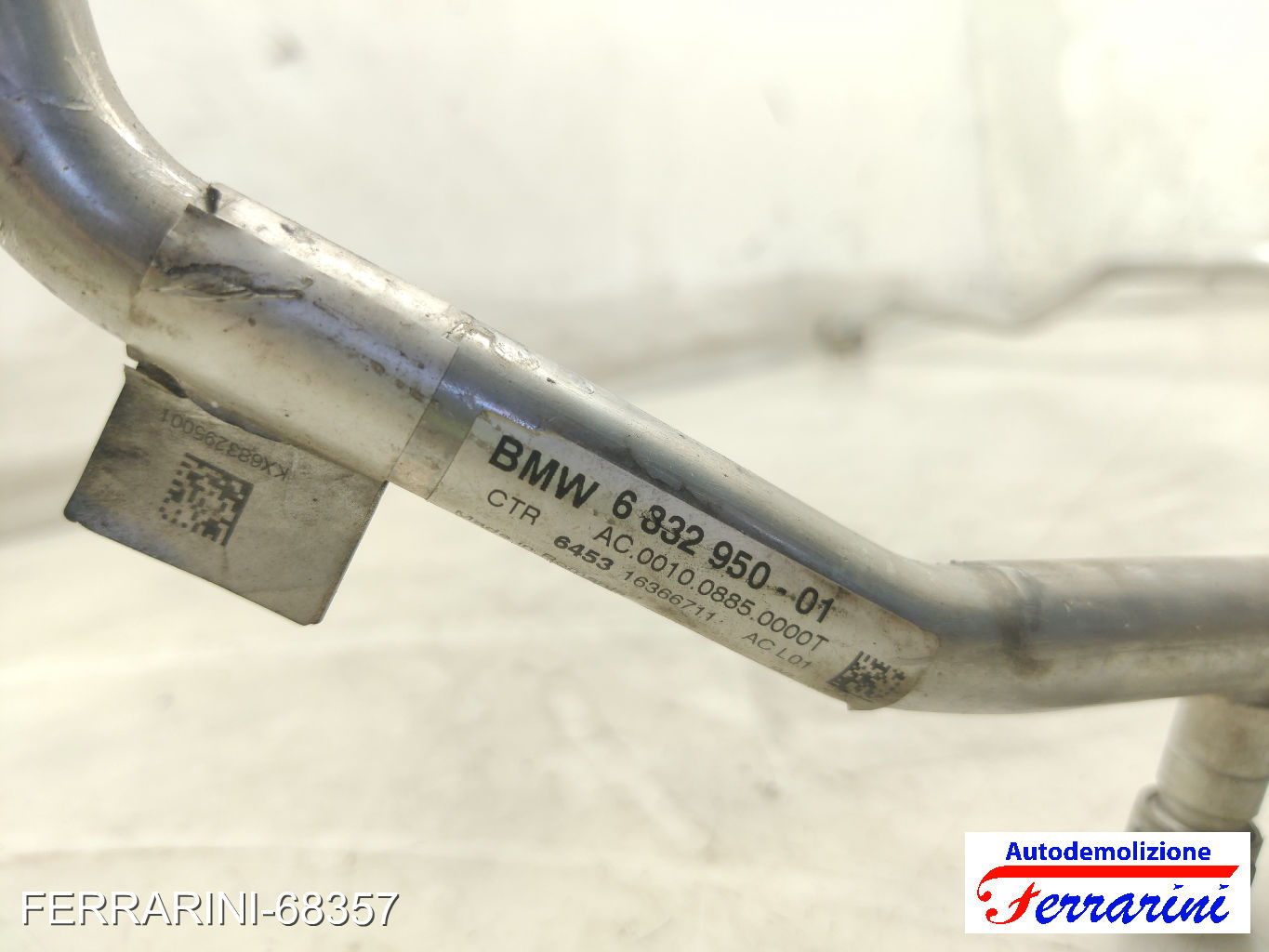 B47C20A Tubo Clima BMW X1 F48 SDRIVE 18D 2015-2023 64536832950, 16366711