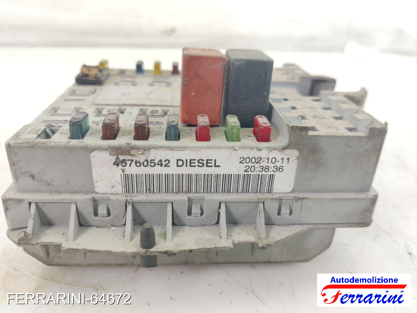 Fusibiliera Scatola Fusibili Body Computer FIAT DOBLO 223 1.9 JTD 2001-2023 9