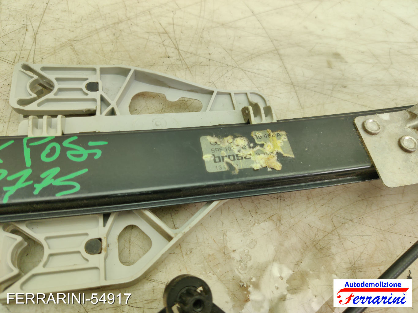Alzavetro AUDI A4 AT 8K5 2008-2015 destro, dx, posteriore, post 8K0839462 7