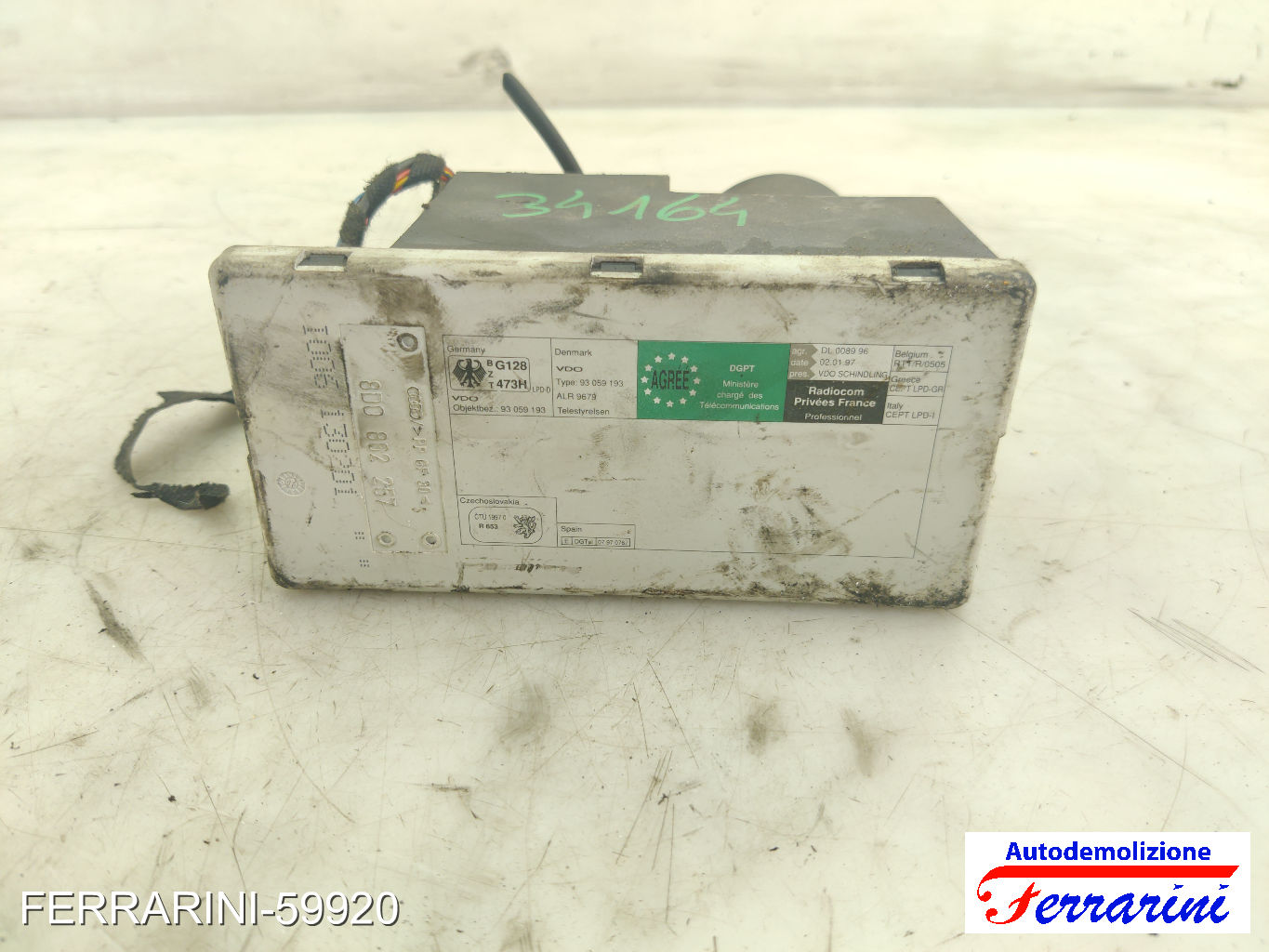 Compressore Chiusura Centralizzata AUDI A4 AT 8D5 1996-2001 8D0862257