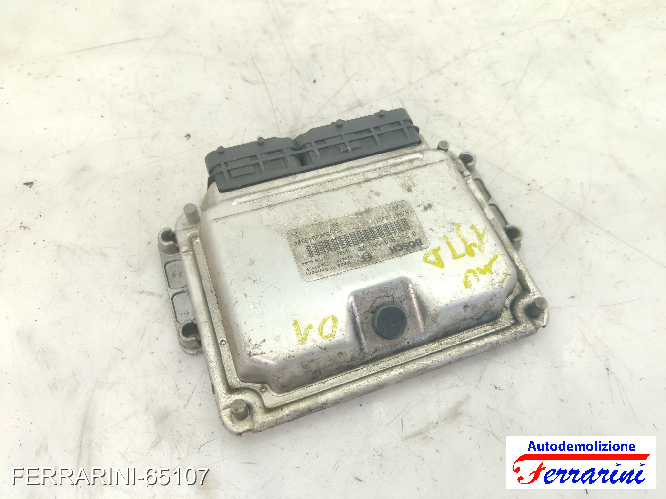 Centralina Motore RENAULT CLIO 2 BB, CB 1.5 DCI 2001-2005 8200118521, 0281018501