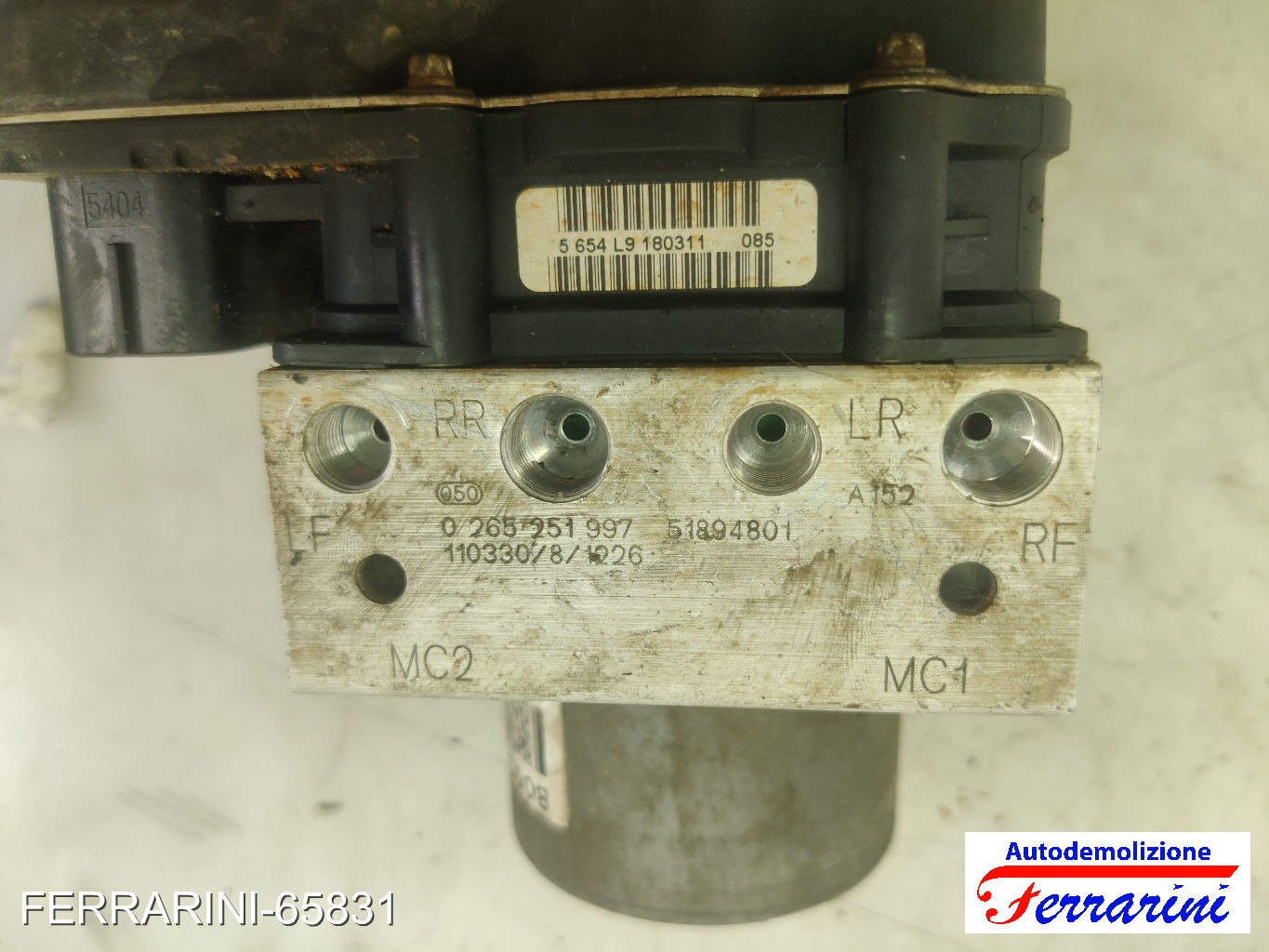 Centralina Pompa Abs FIAT PUNTO EVO 199 1.3 D MULTIJET 2009-2012 51894801 6