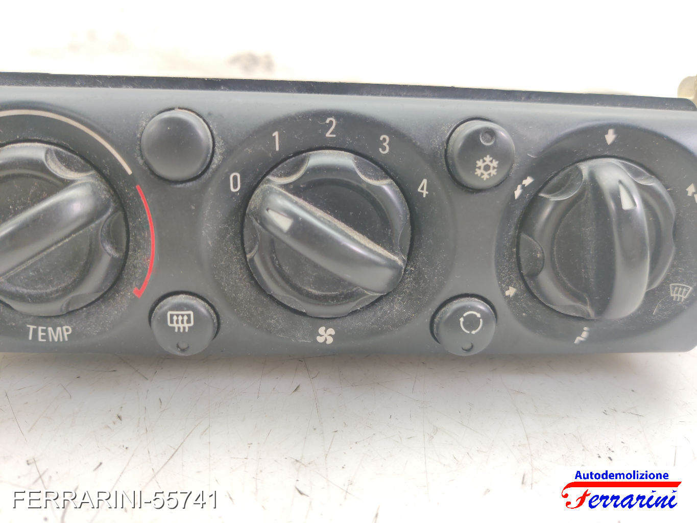 Tastiera Clima MINI - R50, R53 2001-2006 anteriore, frontale 64111502214, EE888N 11