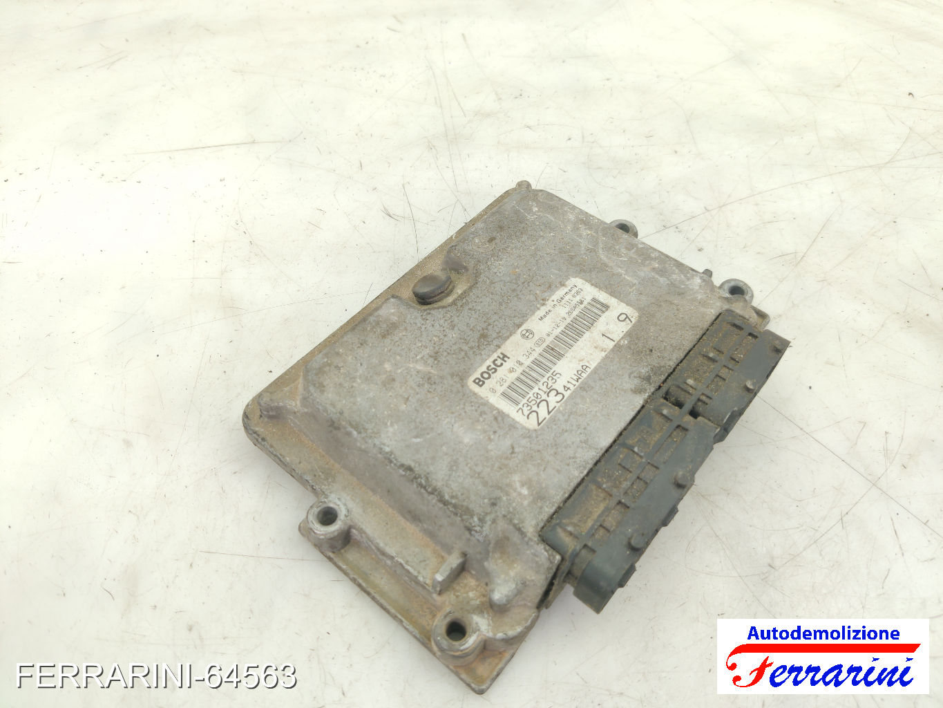 Centralina Motore FIAT DOBLO 223 1.9 JTD 2001-2023 73501235, 0281010344