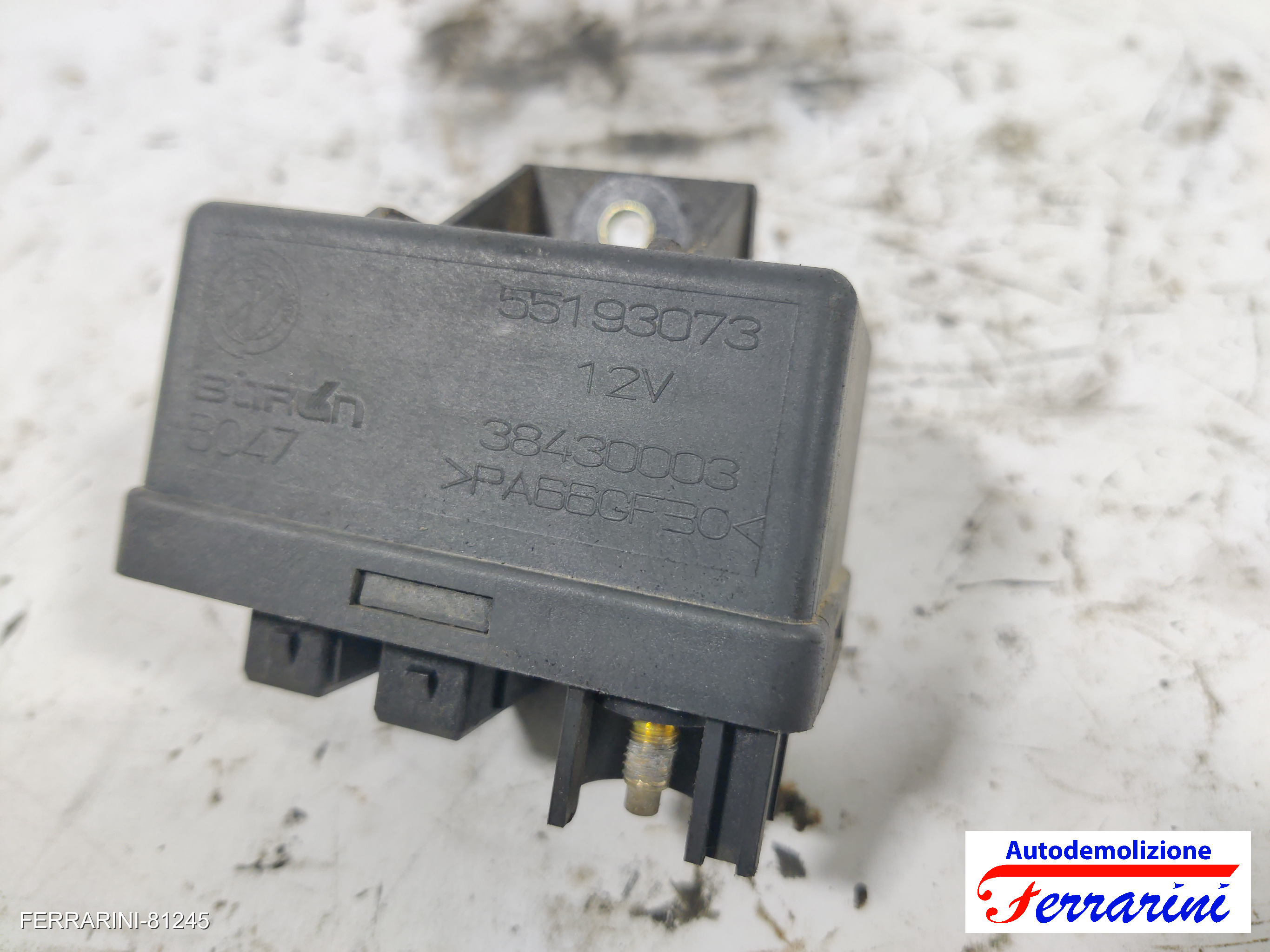 Centralina Candelette FIAT CROMA 194 1.9 D MULTIJET 2005-2011 55193073, 38430003 7