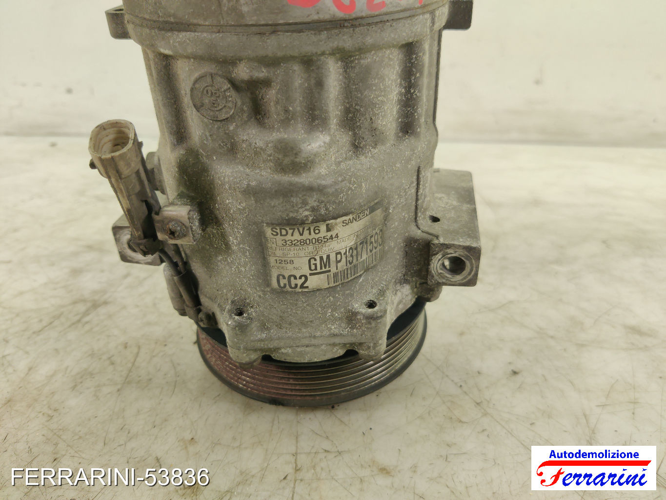 Compressore Clima FIAT CROMA 194 1.9 D MULTIJET 2005-2011 P13171593, SD7161258 6