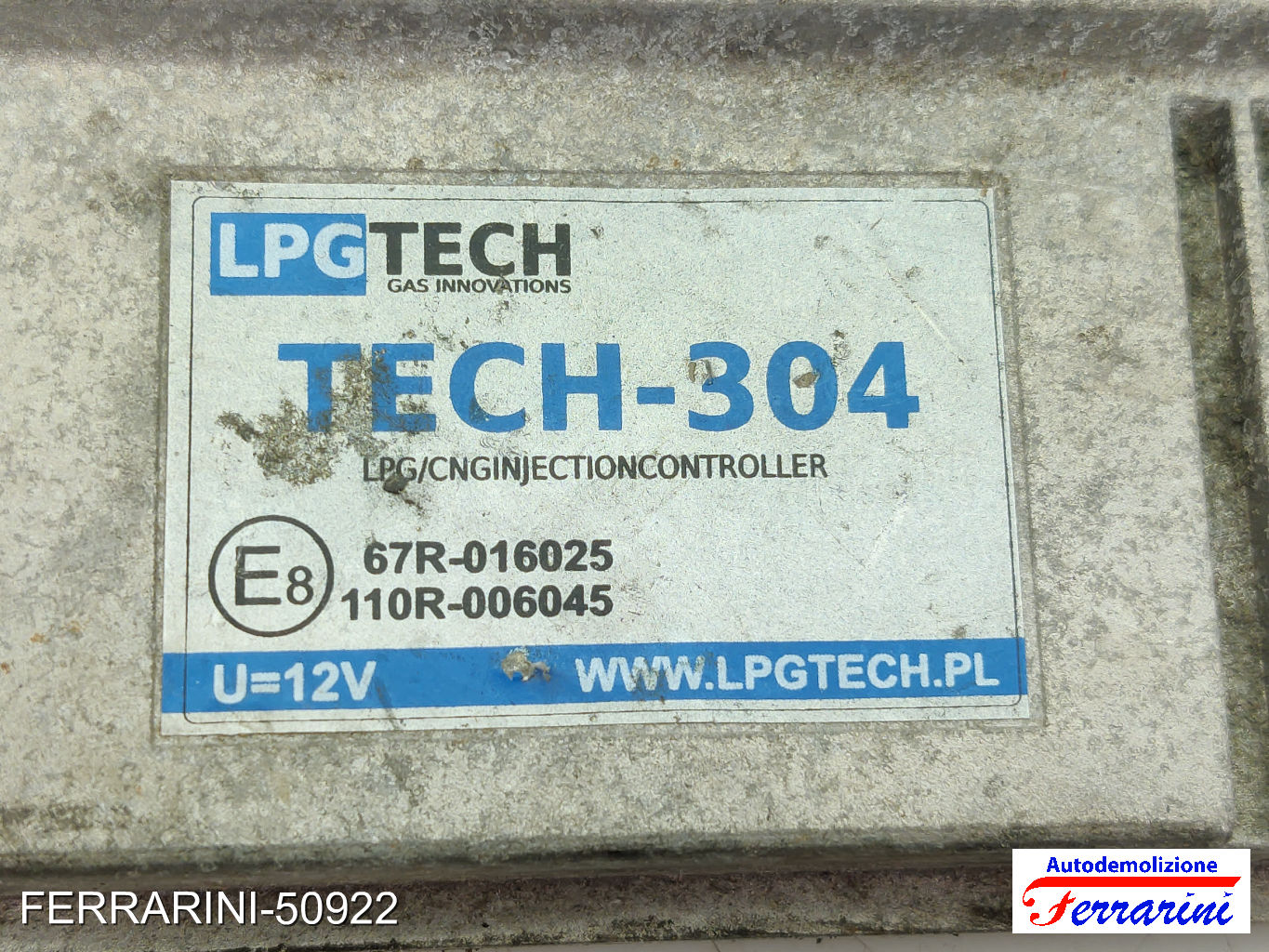 LPGTECH TECH-304 Centralina Gpl FIAT PANDA 169 1.2 2003-2012 TECH304, 67R016025
