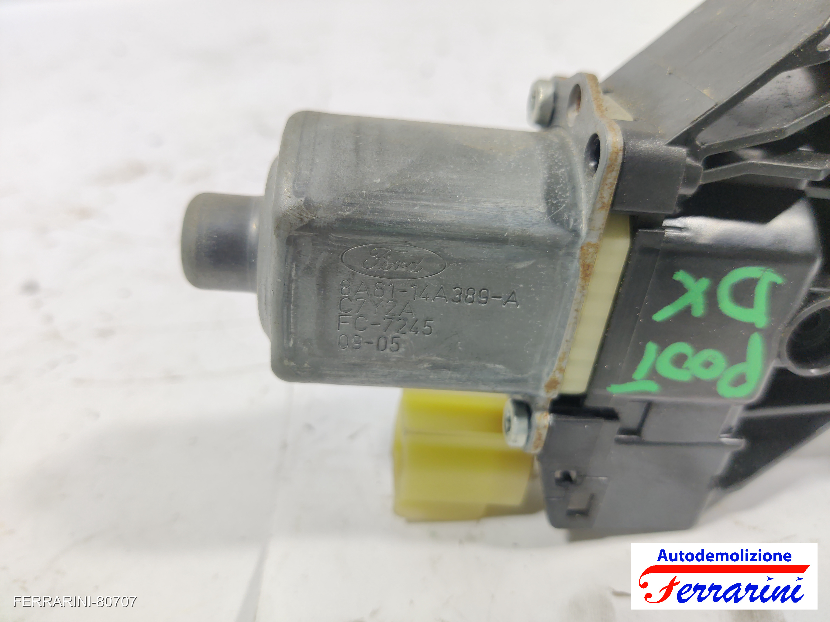 Motorino Alzavetro FORD FIESTA 6 CB1, CCN 1.4 TDCI 2008-2012