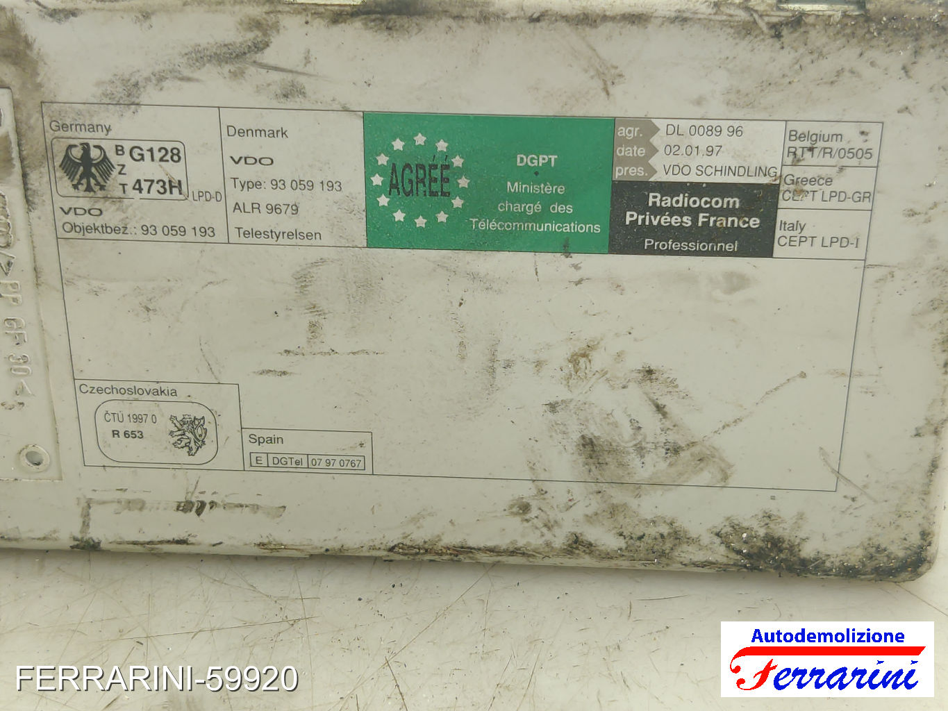 Compressore Chiusura Centralizzata AUDI A4 AT 8D5 1996-2001 8D0862257