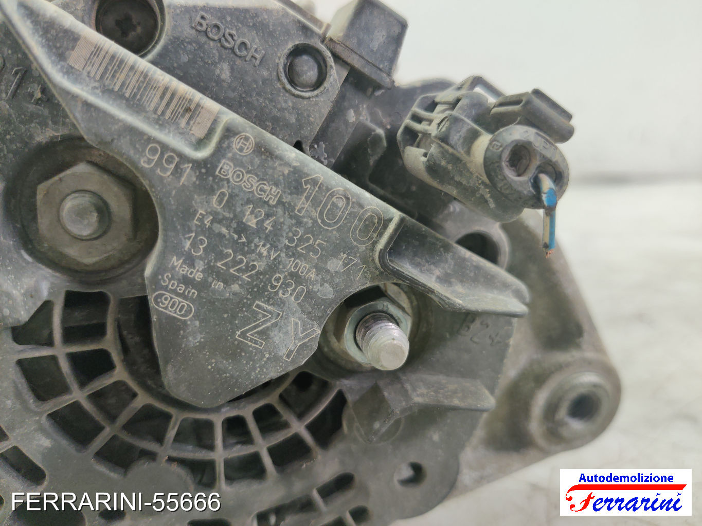 Alternatore CHEVROLET MATIZ M200, M250 0.8 2005-2013 13222930, 0124325171