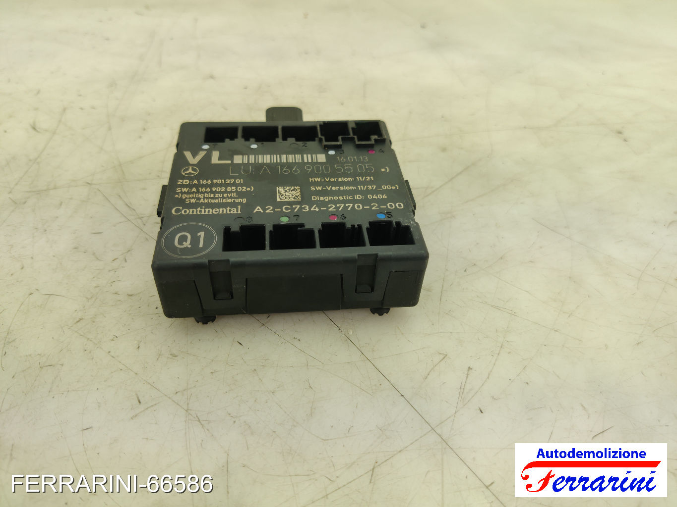 Centralina Porta Sportello MERCEDES CLASSE B W242, W246 2011-2014 sinistra, sx