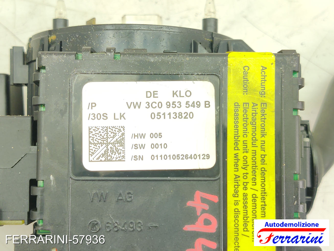 cruise control Devioluci VW PASSAT VARIANT 3C5 2005-2009 3C9953507E