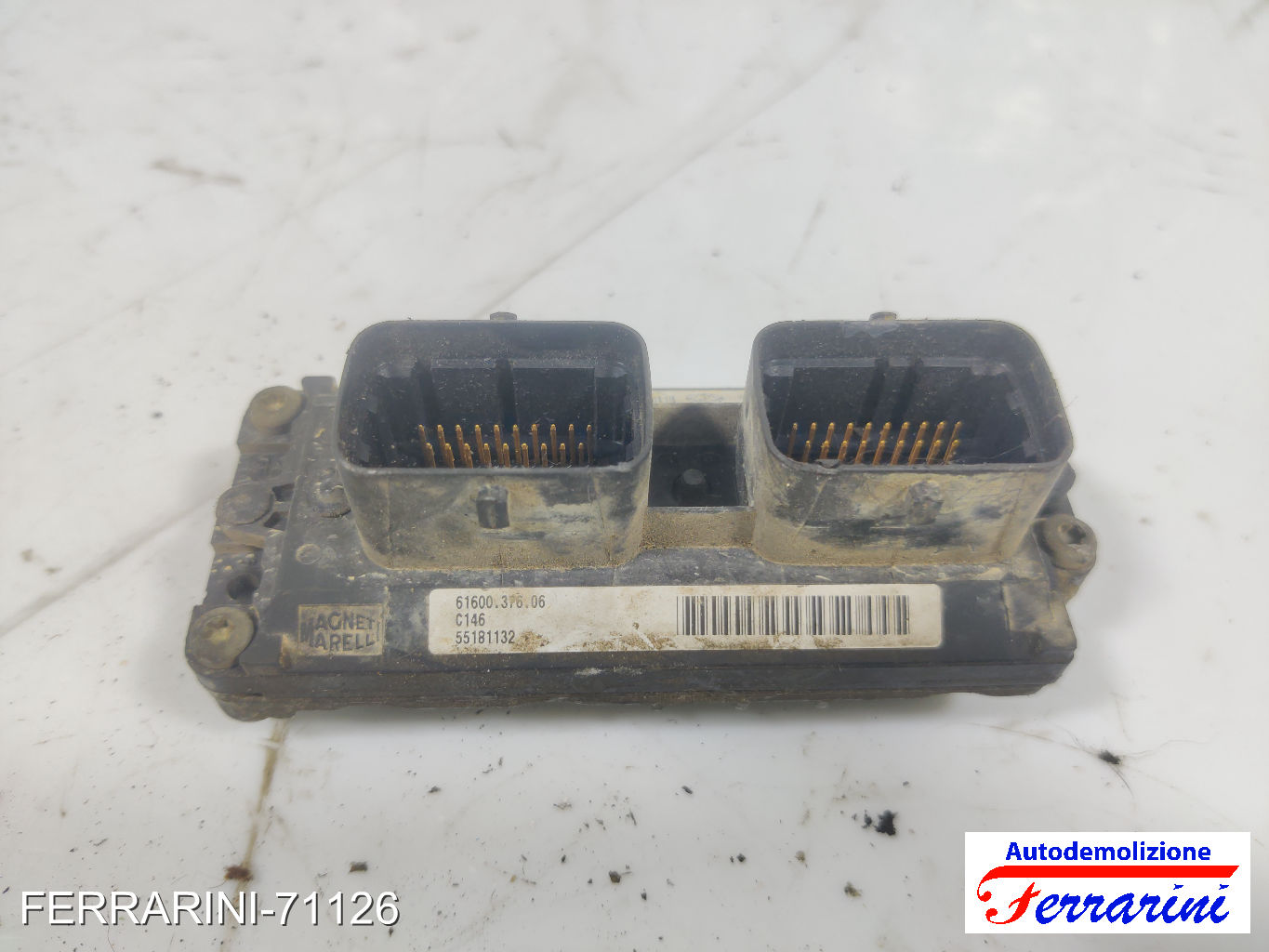 Centralina Motore FIAT PUNTO 188 1.2 60 2000-2009 55181132, IAW59FM3 6