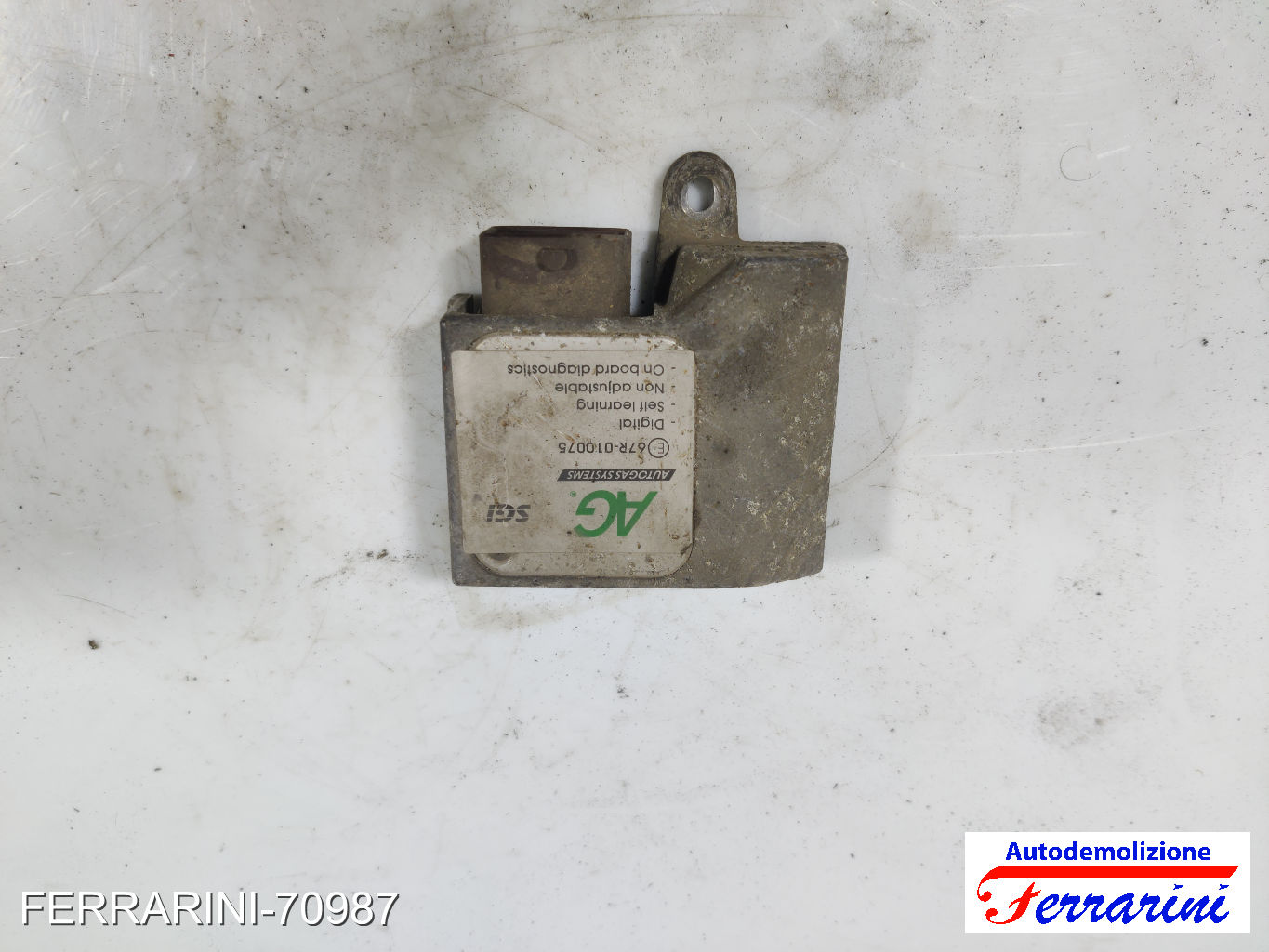 Centralina Gpl FIAT STILO 192 1.6 16V 2001-2006 SAG500, 216479092, AUTOGASSYSTEM