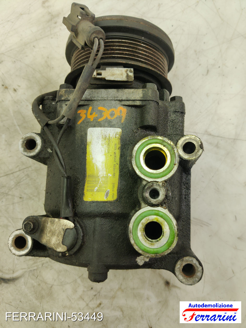 Compressore Clima FORD FOCUS SW DNW 1.8 TDCI 2002-2004 YS4H19D629AC, 1066927 6