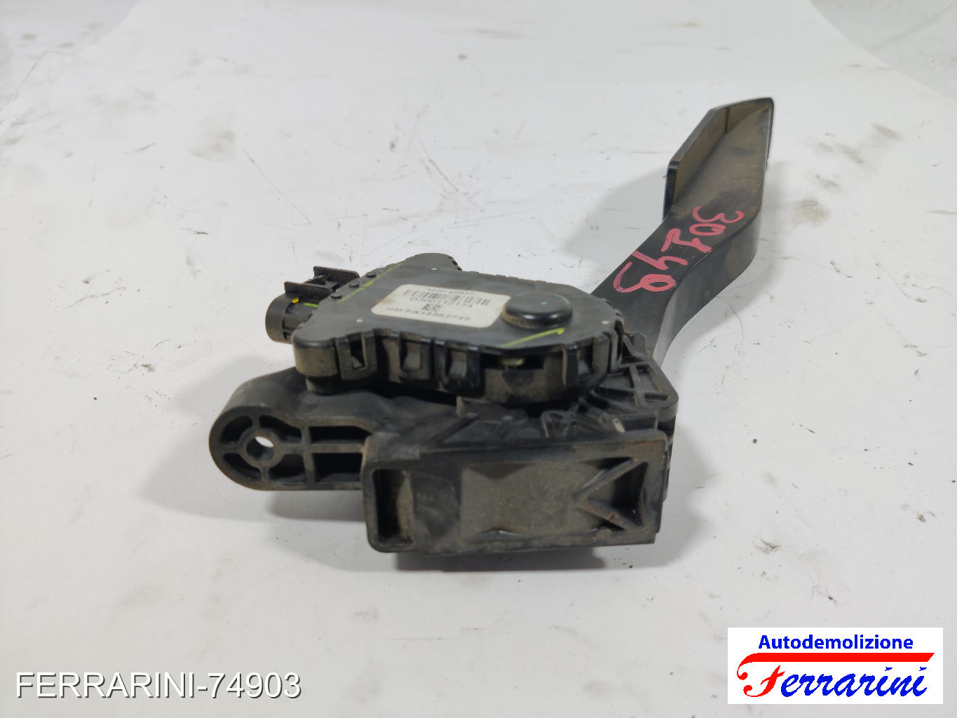 Pedale Acceleratore OPEL MERIVA B S10 1.4 LPG 2011-2017 13362749, 39050156