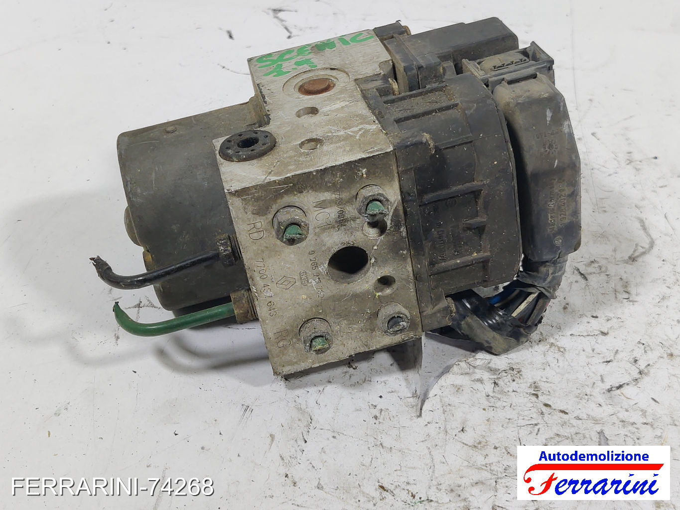 Centralina Pompa Abs RENAULT SCENIC 1 FA0, JA0/1 1.9 DCI 1999-2003 7700432643