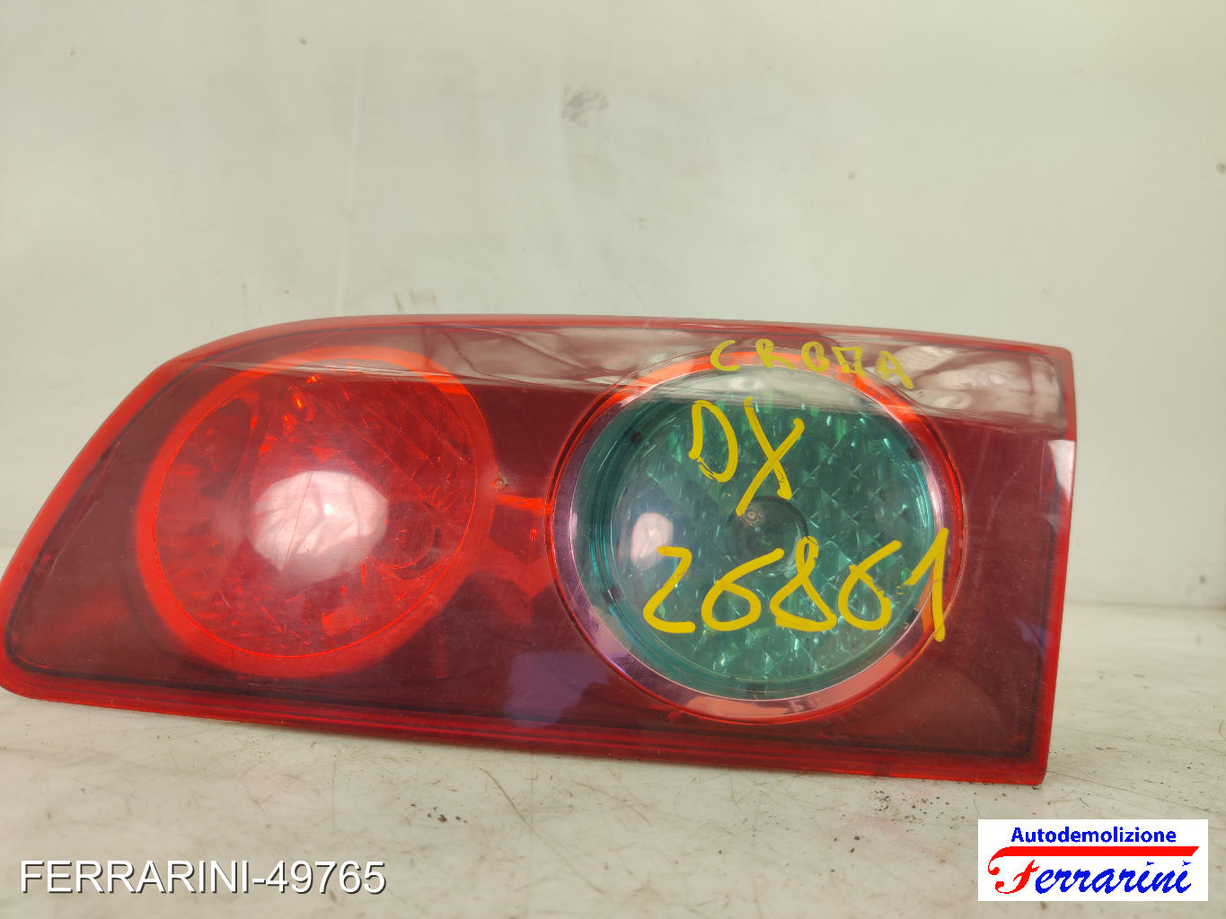 Fanalino Stop Posteriore FIAT CROMA 194 2005-2011 destro, dx 27482201, 51727251