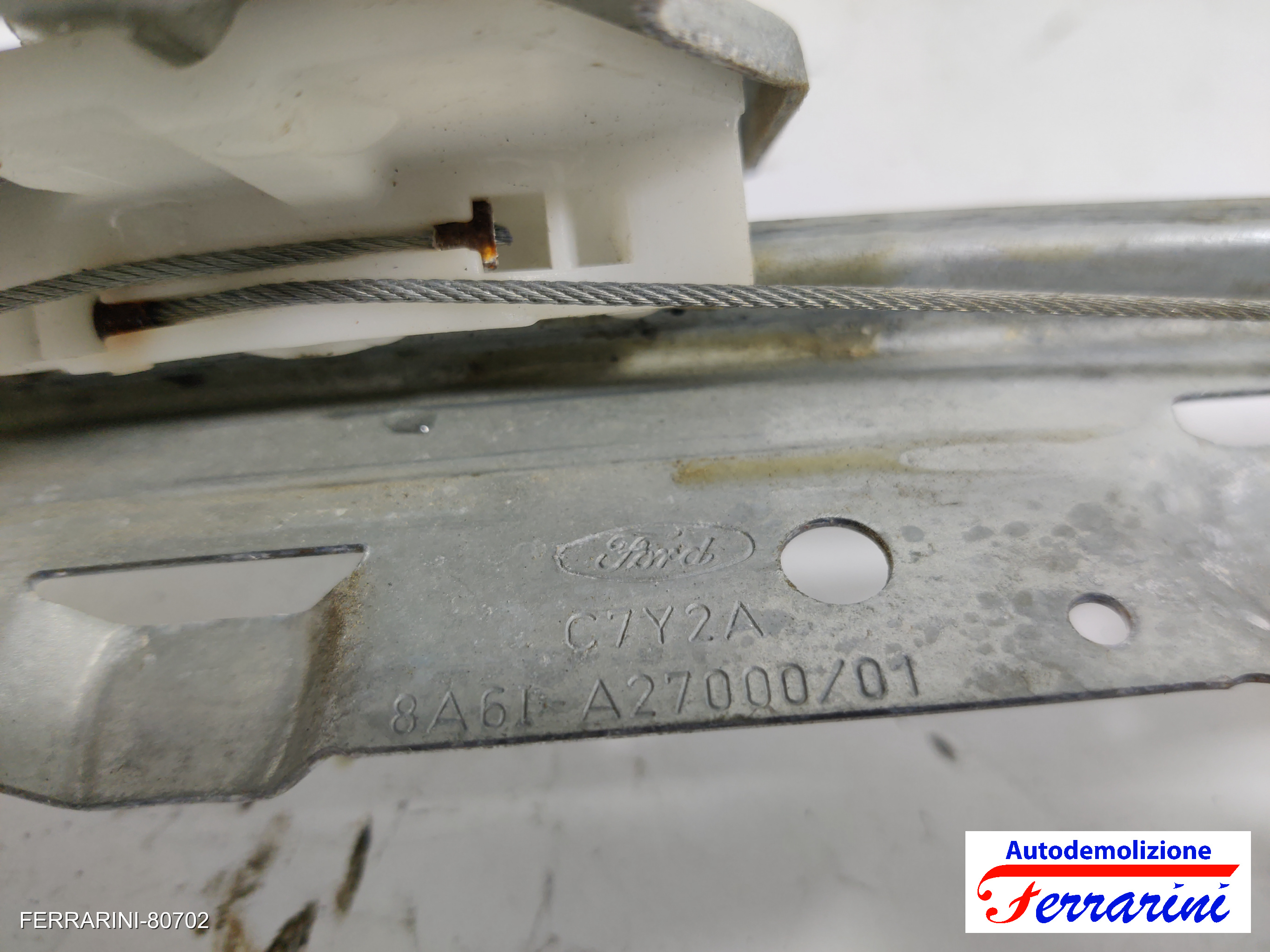 Alzavetro FORD FIESTA 6 CB1, CCN 2008-2012 sinistro, sx, posteriore, post