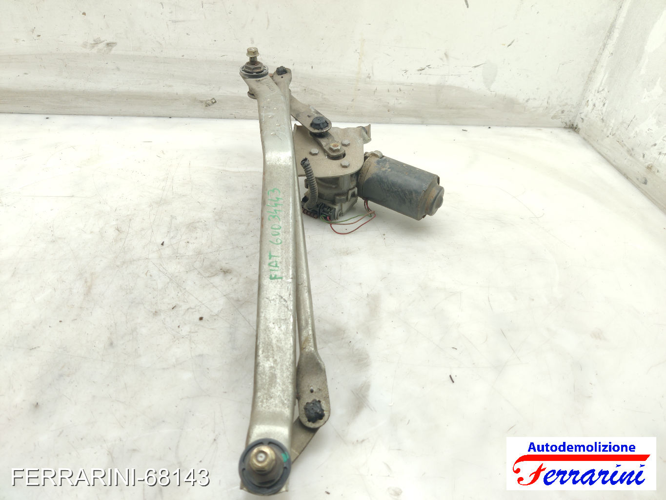 Spazzacqua Motorino Tergicristallo FIAT SEICENTO 600 187 1998-2010 anteriore 7