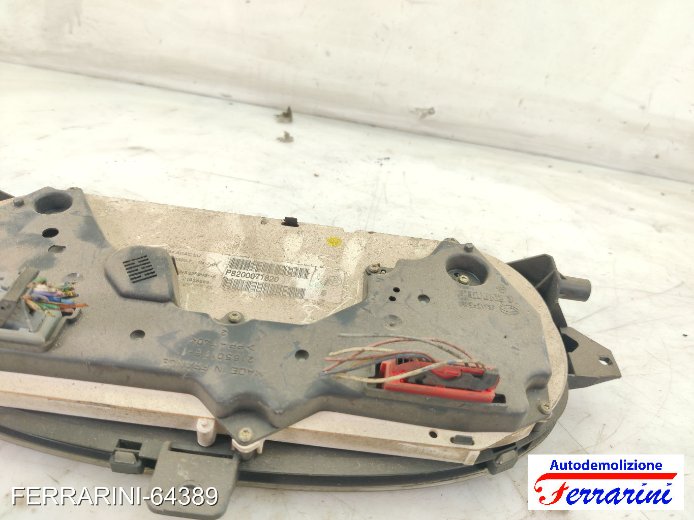 Quadro Contachilometri RENAULT MEGANE 1 SW KA0/1 1.6 16V 1999-2003 8200071820 7