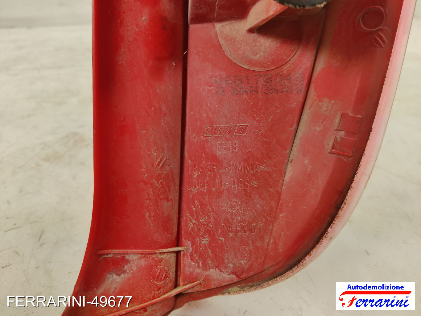 Fanalino Stop Posteriore FIAT PUNTO 188 2003-2012 sinistro, sx 46817804