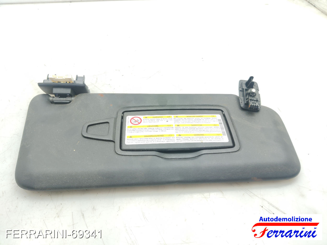Aletta Parasole FIAT SEICENTO 600 187 1998-2010 destro, dx 735244339, 479370X
