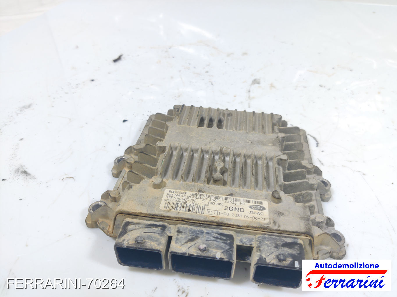 Centralina Motore FORD FUSION JU 1.4 TDCI 2002-2012 3S6112A650HD, 2GNDJ38AC 7