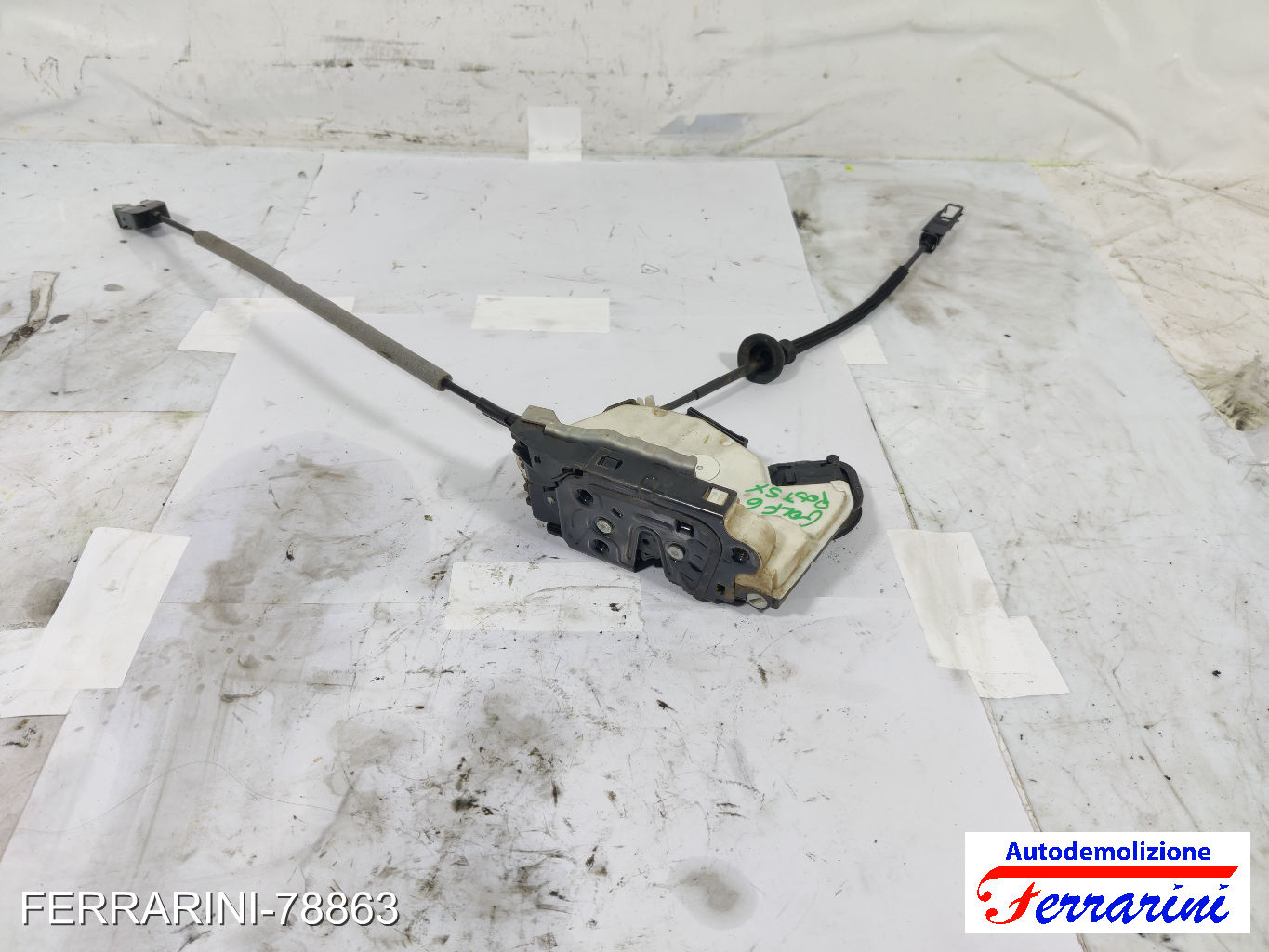 Serratura Porta VW GOLF 6 5K1 2008-2013 sinistro, sx, posteriore, post