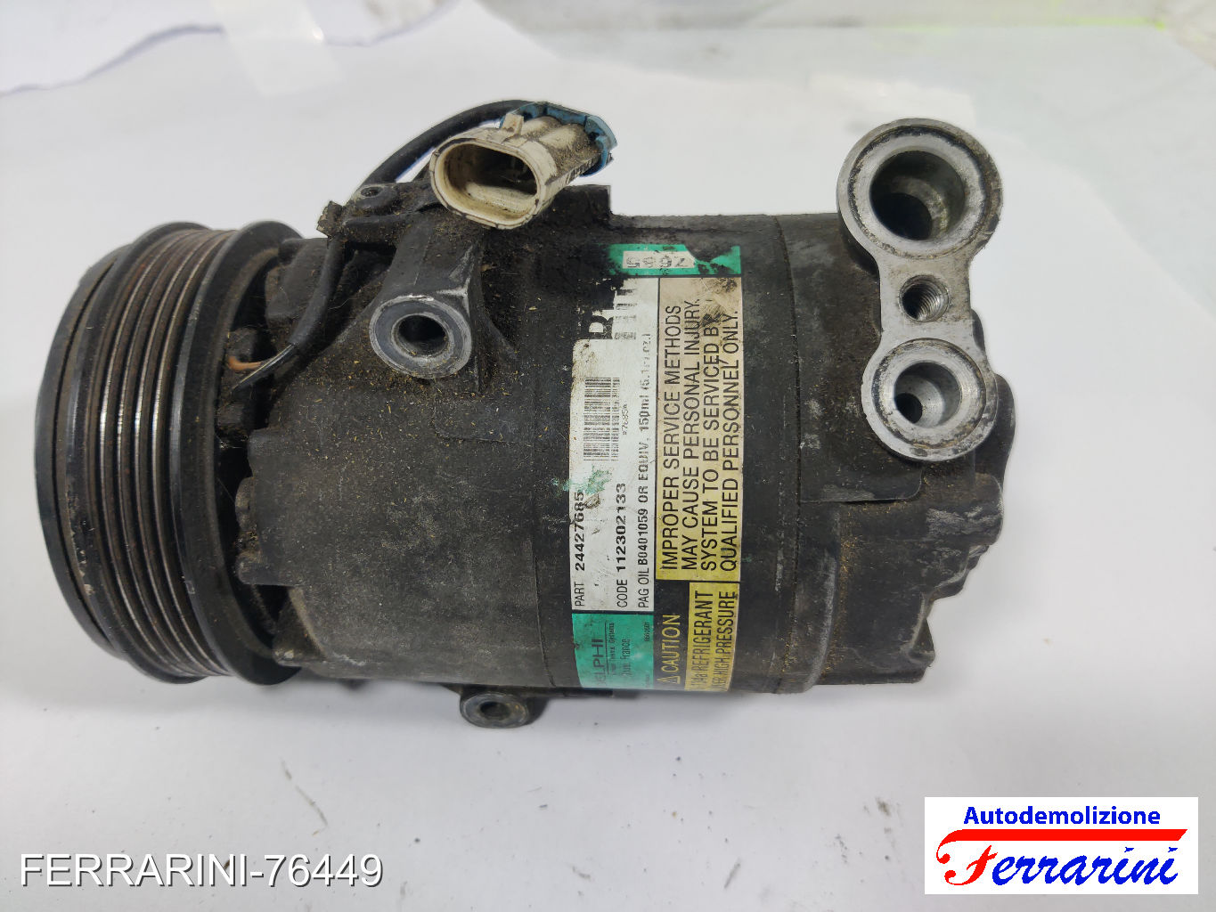 Compressore Clima OPEL CORSA C X01 1.0 2000-2003 24427685, 6561047, I24427685
