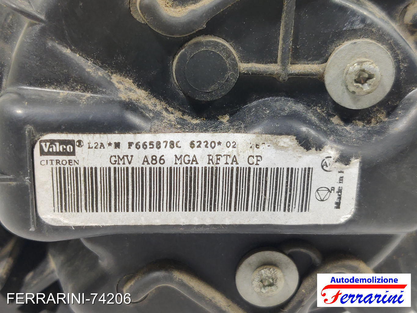 Ventola Stufa RENAULT MODUS F/JP0 2004-2023 7701060015, F665878C, GMVA86