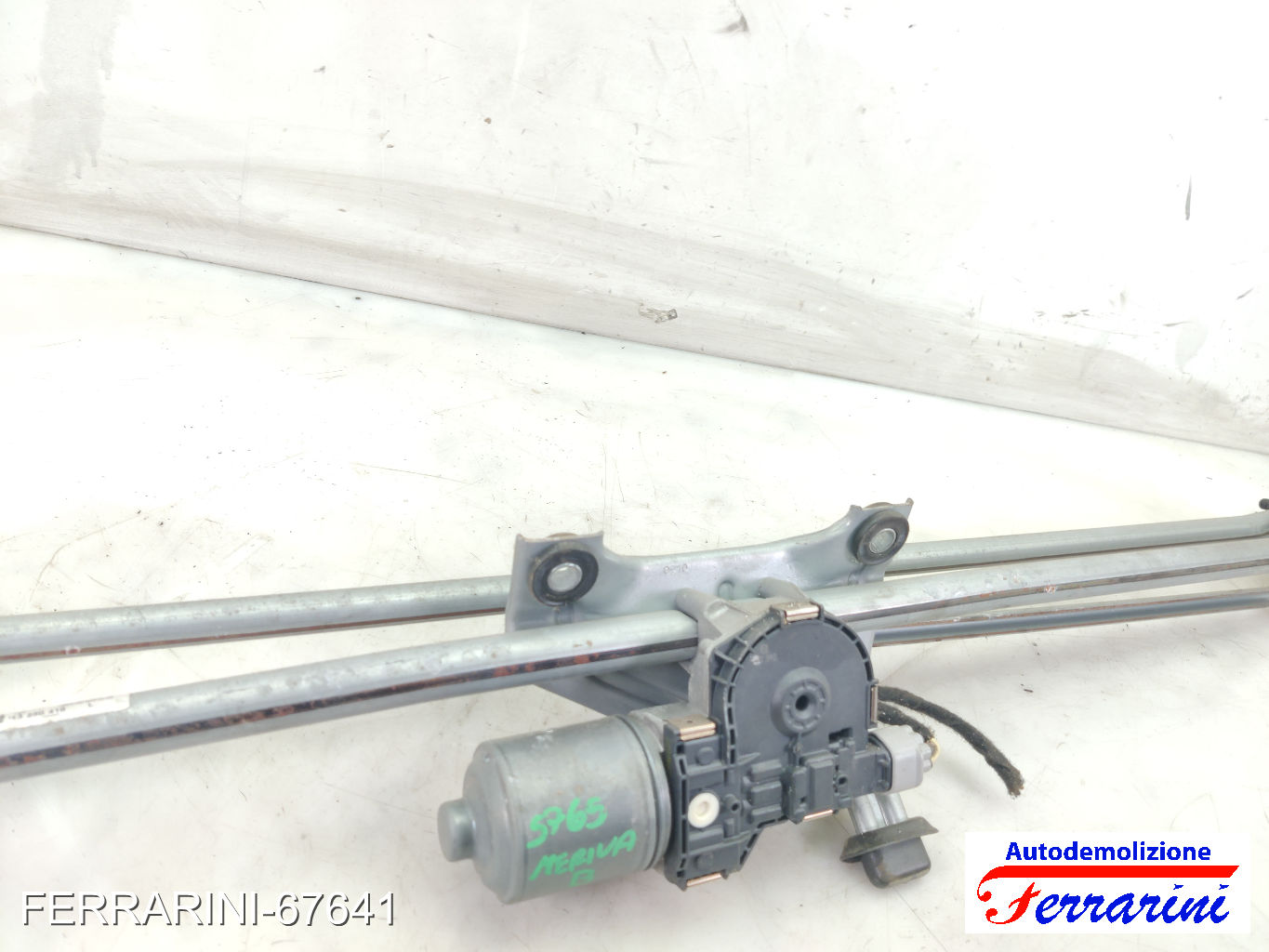 Spazzacqua Motorino Tergicristallo OPEL MERIVA B S10 2010-2017 anteriore 9