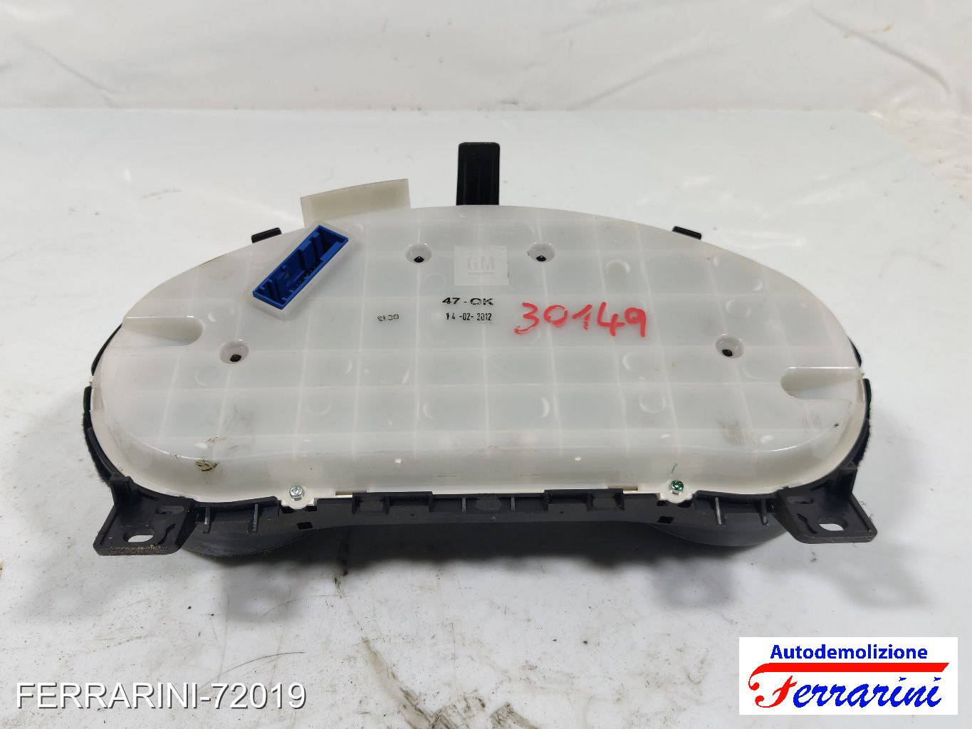 Quadro Contachilometri OPEL MERIVA B S10 1.4 LPG 2011-2017 13349517, 5095731200