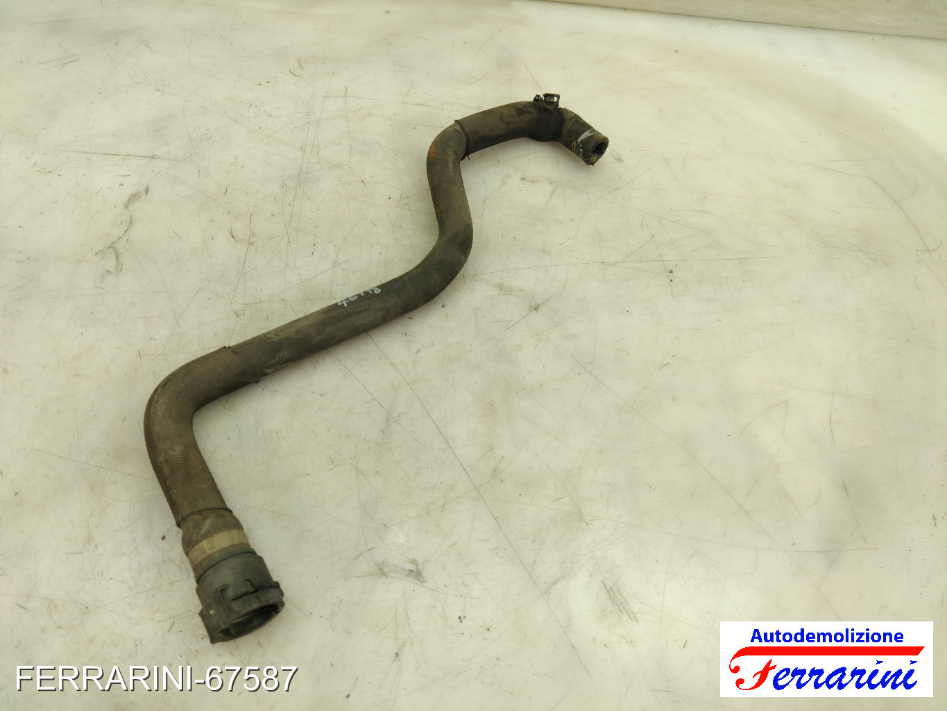 1ND, tubo acqua motore MINI - R50, R53 ONE D 2003-2006 17127788770, 17127793603