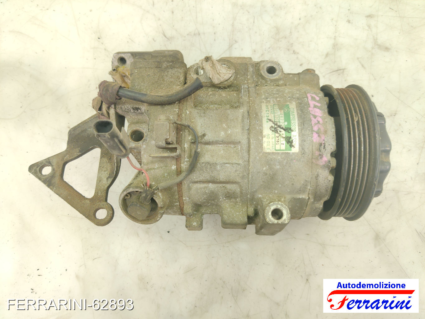Compressore Clima MERCEDES CLASSE A W168 A 140 1997-2004 A0002307911