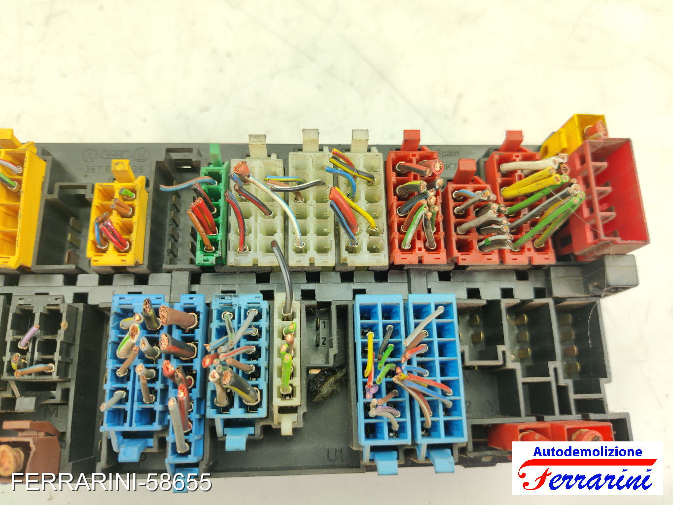 Fusibiliera Scatola Fusibili Body Computer VW CADDY 2 9K9B 1.9 D 1995-2004 6