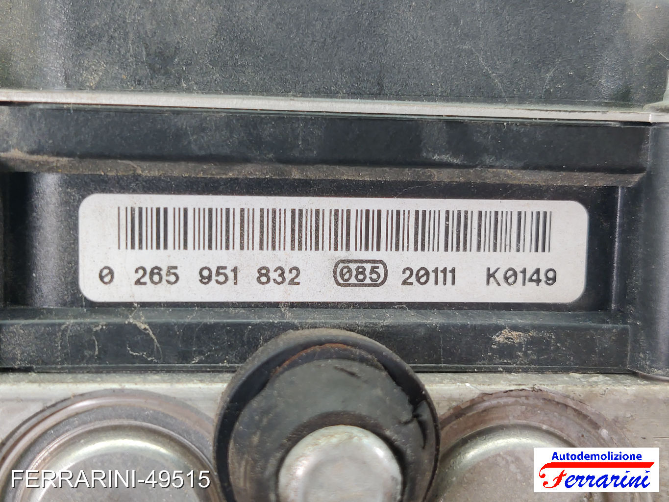 Centralina Pompa Abs FIAT PUNTO 199 1.2 2012-2023 0265251997, 0265951832 8