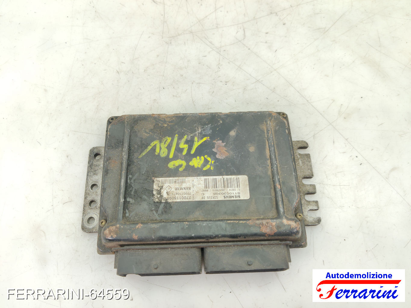 Centralina Motore RENAULT KANGOO KC0/1 1.4 1997-2007 7700115098, 77001150989