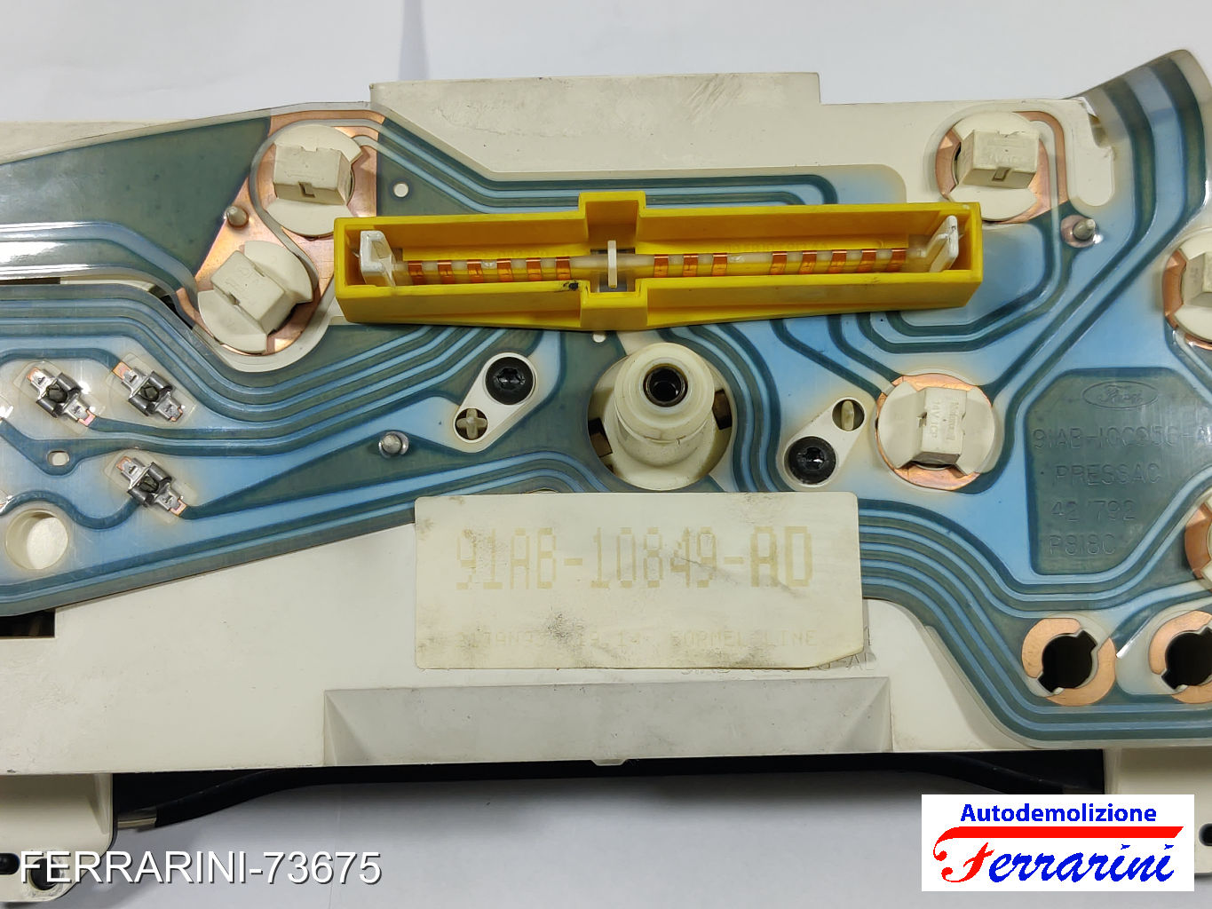 Quadro Contachilometri FORD ESCORT 5 AAL, ABL 1.3 1990-1995 91AB10849AD, P818C 6
